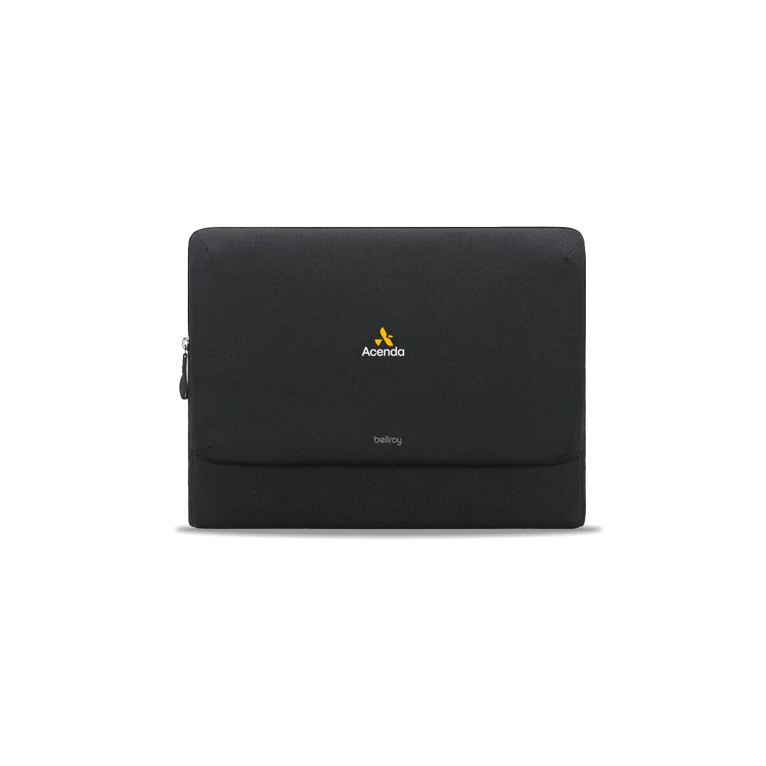 Acenda Bellroy 16" Laptop Caddy Front in Black - Acenda-BR1002BK