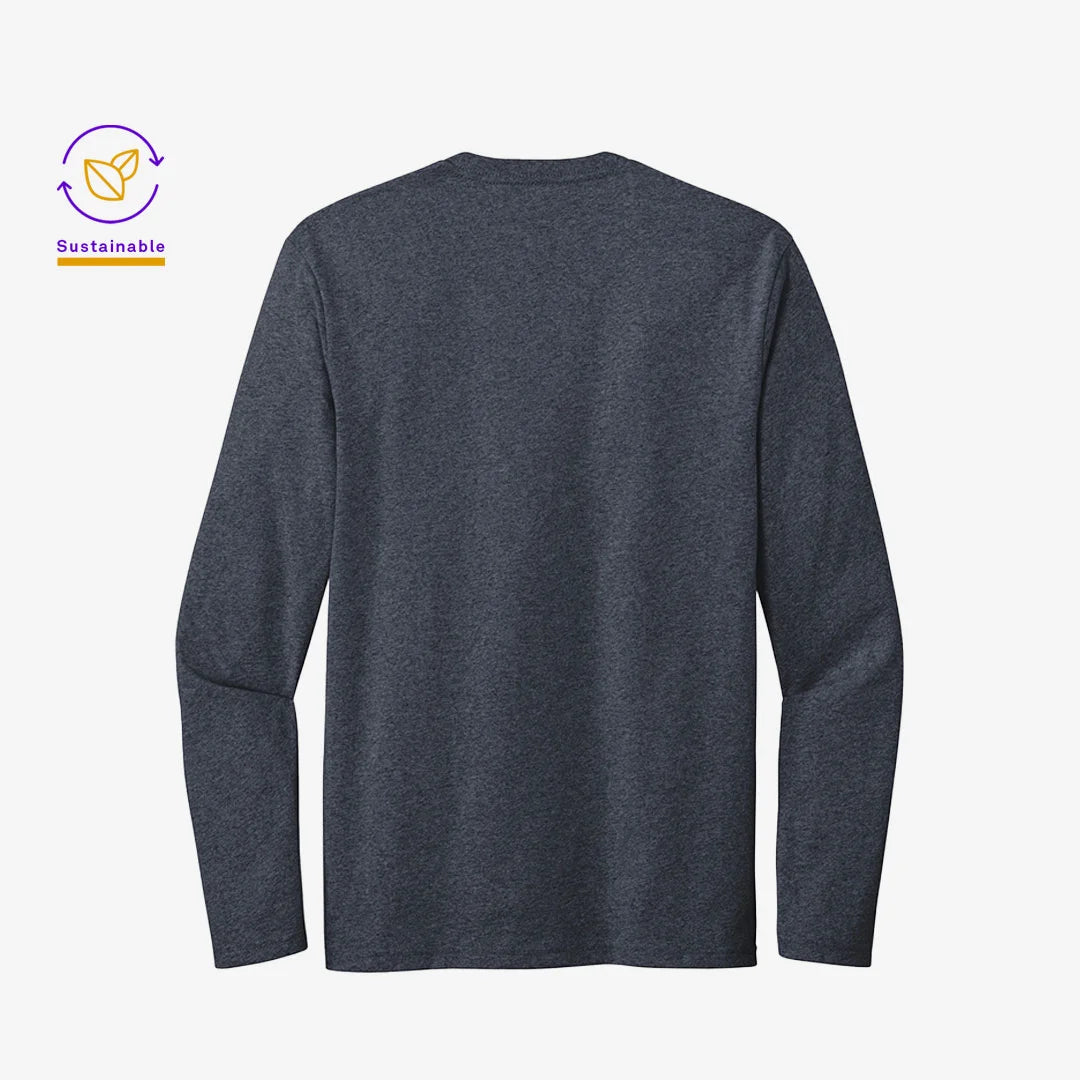 Heathered Navy - Back