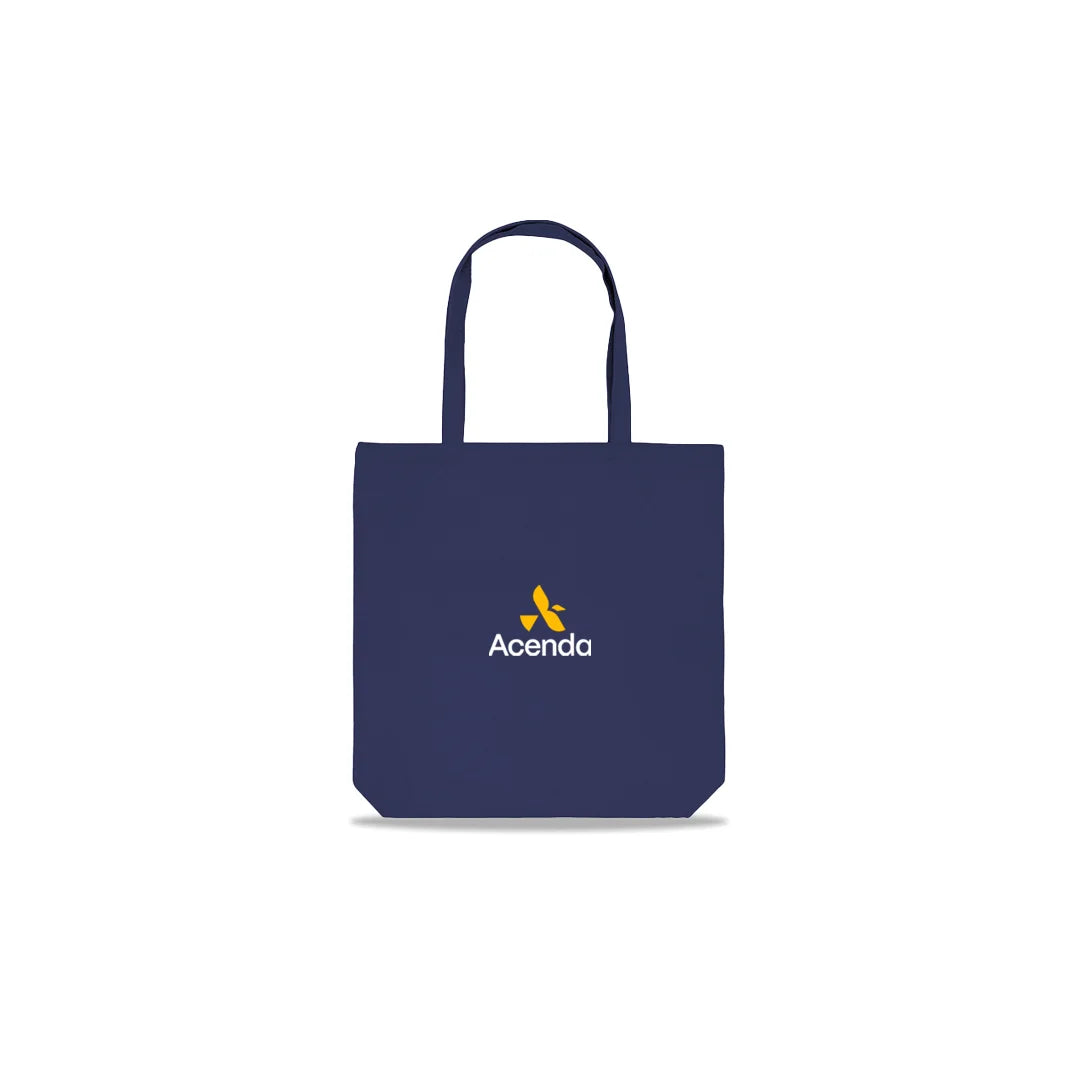 Acenda ICON Kris Tote Bag Navy in Front - Acenda-240429-02-03-NAVY