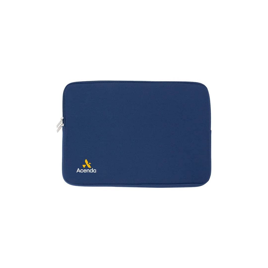 Acenda ICON Hansel 16" Laptop Sleeve Front in Blue - Acenda-241120-7-25-BLUE