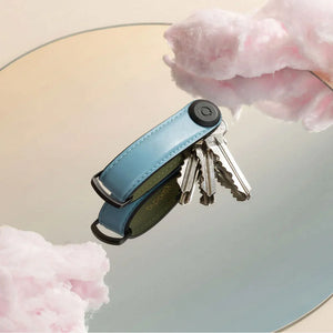 Lifestyle photo of Orbitkey Key  Organiser Leather Active in Seafoam - OKOL