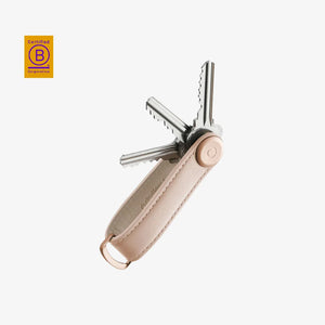 Orbitkey Key Organiser Leather in Blush/Blush - OKOL