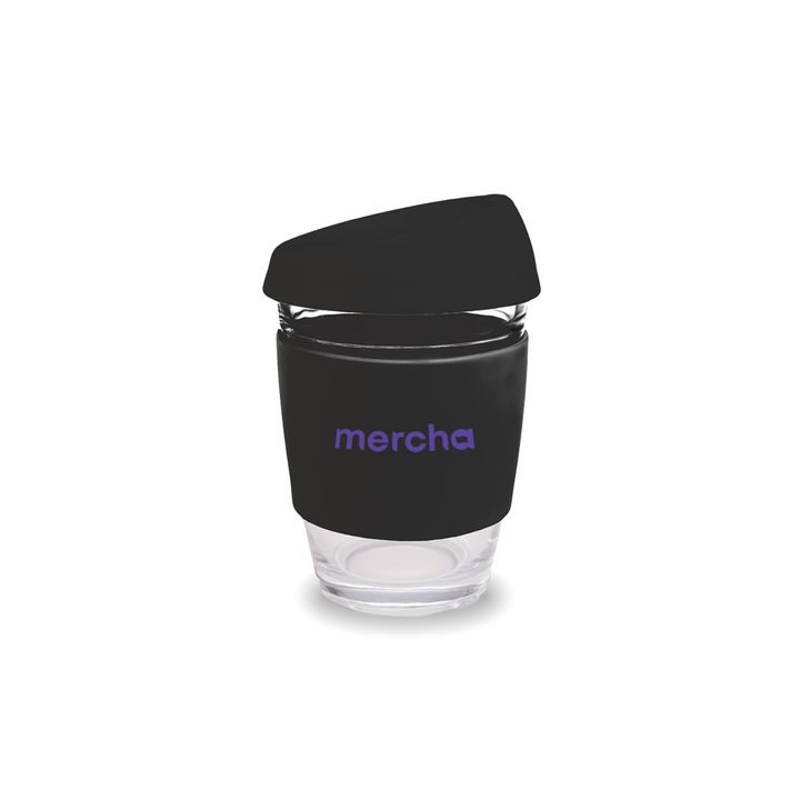 Vienna Coffee Cup / Silicone Lid in Black - LL0427