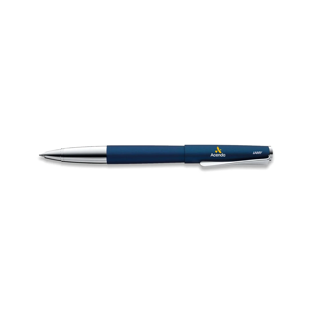 Acenda Lamy Studio Rolling Ball Pen Front in Blue - Acenda-113802BL