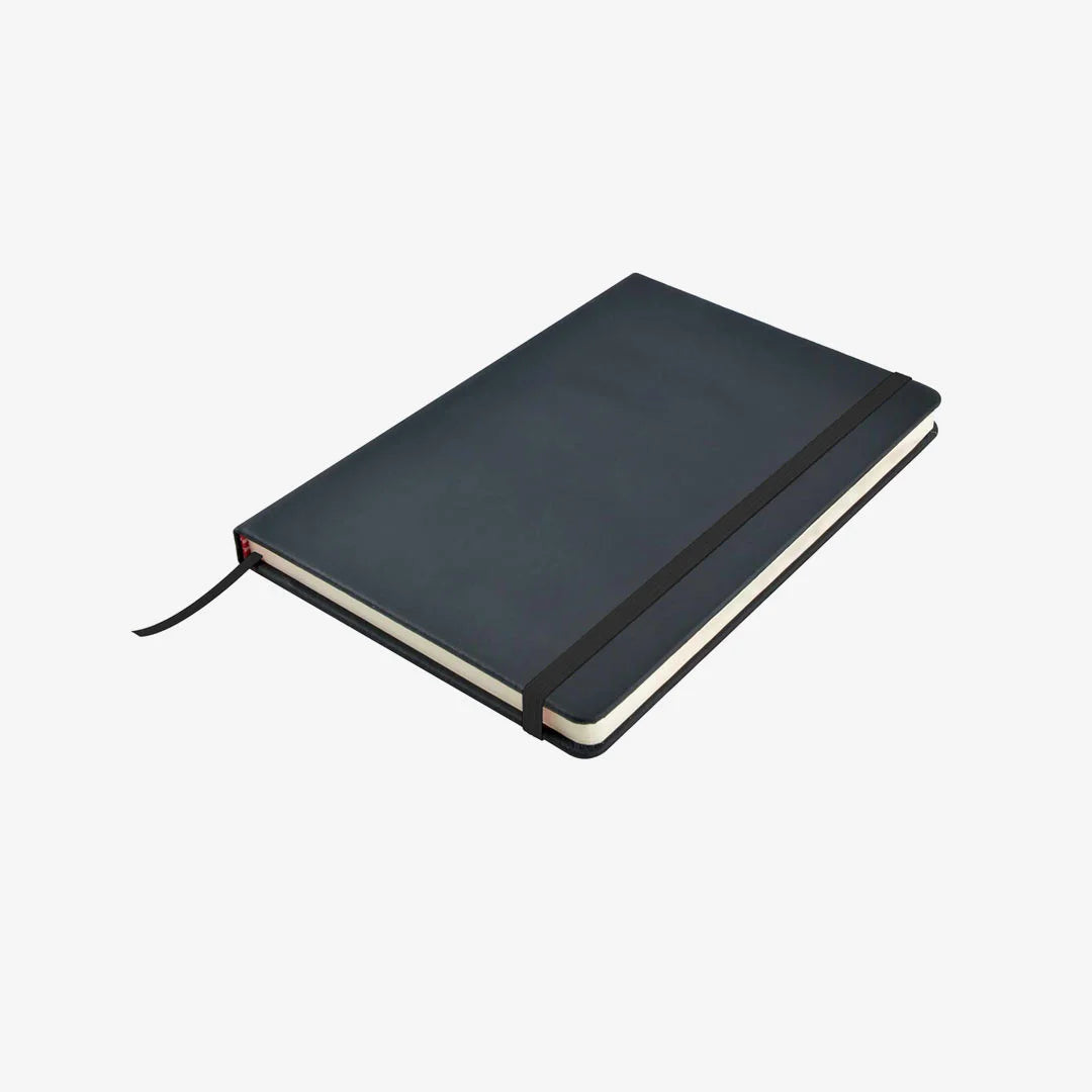 Logo Line Venture A5 Notebook in Black - LL5087