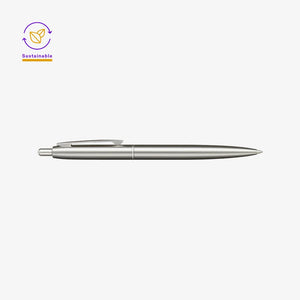 Recycled Stainless Steel Ballpoint Pen Right  - 1066