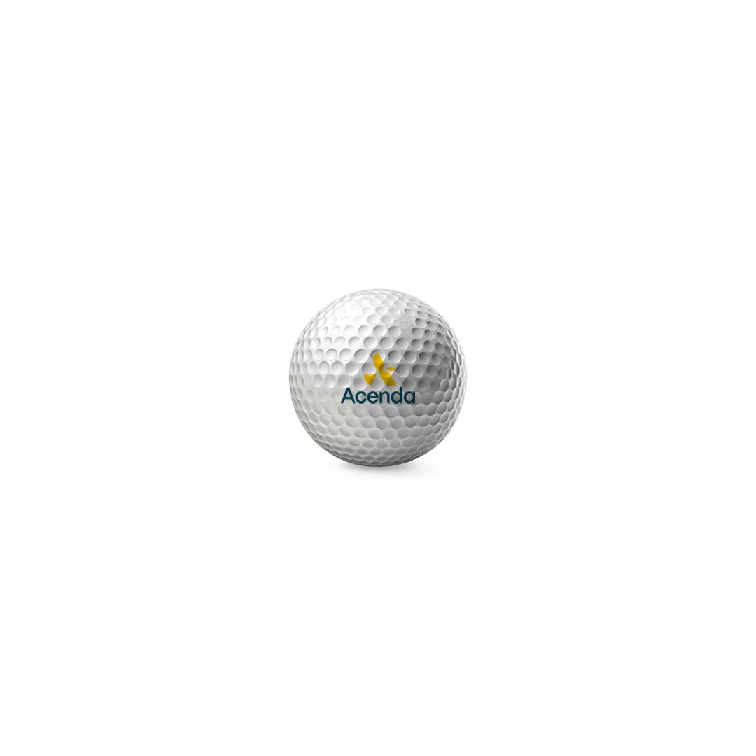 Acenda Titleist TruFeel Golf Ball Front in White - Acenda-118397-WHT