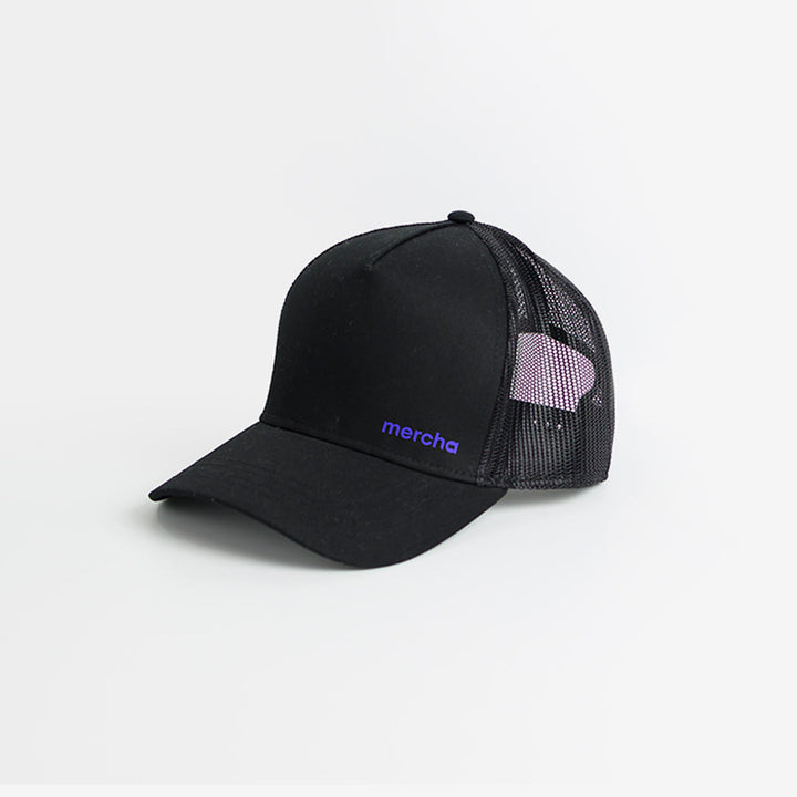 Company Branded Happy Camper Custom Swag Pack - Atlantis Rapper Cotton Cap - Mercha