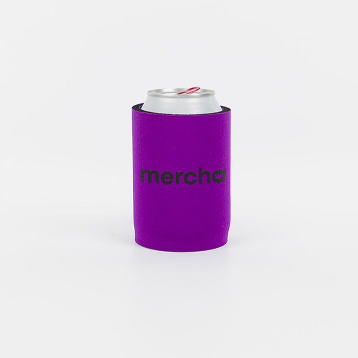 Company Branded Happy Camper Custom Swag Pack - Abalone Can Stubby Cooler - With Base - Mercha