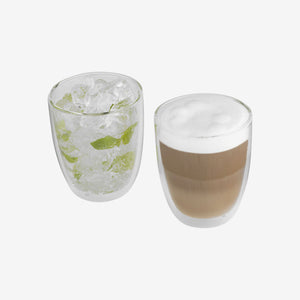 Nottage Glass Coffee & Tea Set with beverage detail - 1414