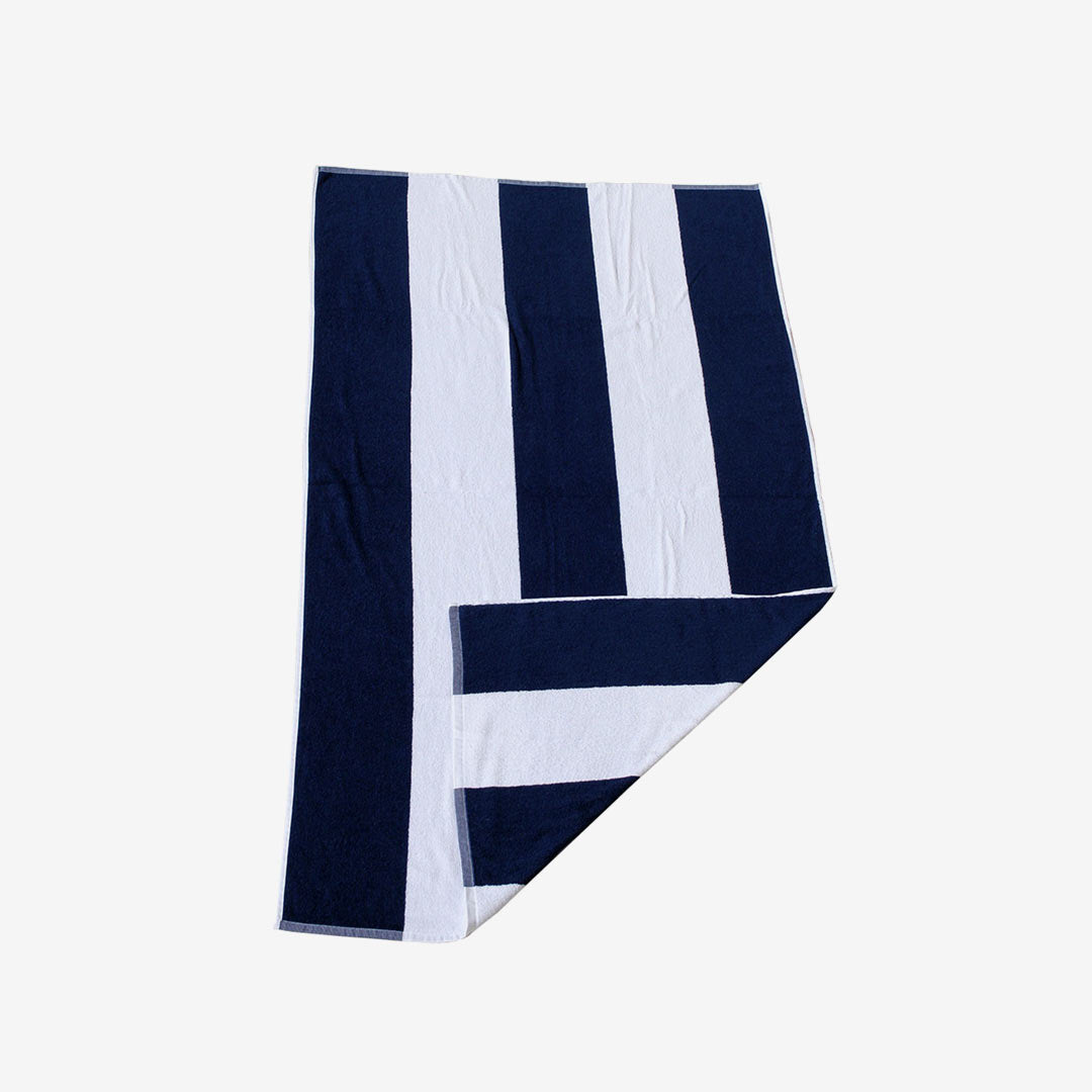 Nottage Cotton Beach Towel in Navy - 4286
