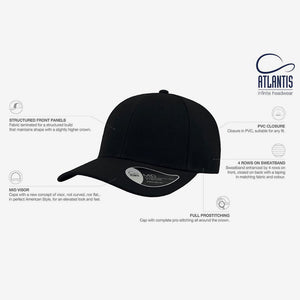 Shop Quality Personalised Atlantis Beat Cap in Black Detail - A1150