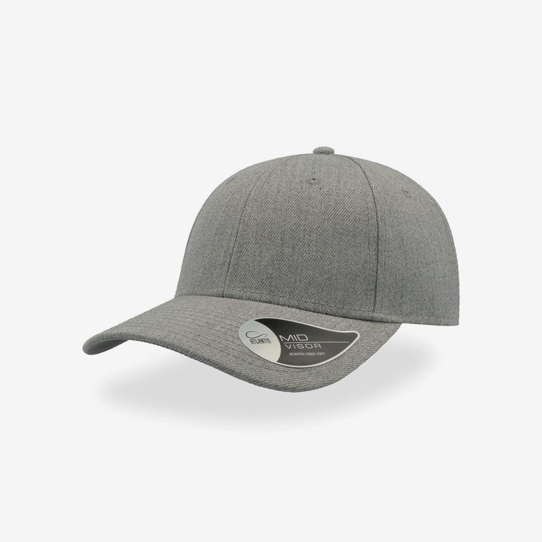 Shop Quality Personalised Atlantis Beat Cap in Grey Melange Detail - A1150
