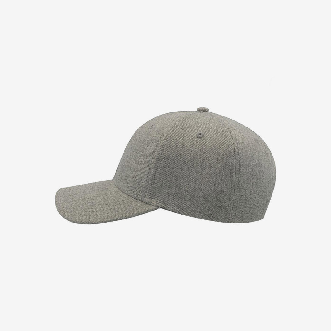 Shop Quality Personalised Atlantis Beat Cap in Grey Melange Right Detail - A1150
