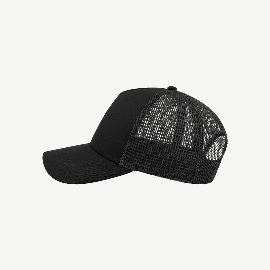 Shop Atlantis Rapper Cotton Cap Black Left Side - A2560