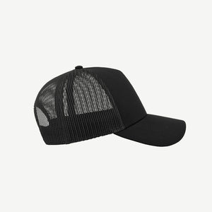 Shop Atlantis Rapper Cotton Cap Black - A2560