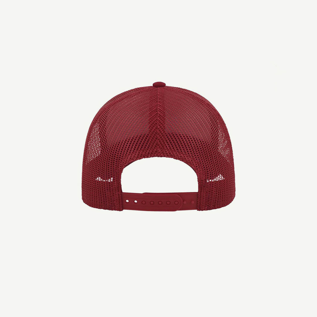 Shop Atlantis Rapper Cotton Cap Burgundy Back - A2560