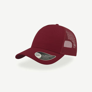 Shop Quality Personalised Atlantis Rapper Cotton Cap in Burgundy/Burgundy Detail  - A2650