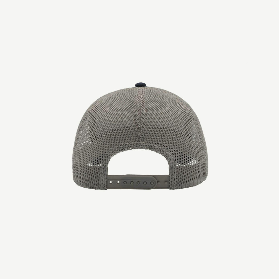 Get Fast & Easy Custom Atlantis Rapper Cotton Cap in Navy/Grey Detail  - A2650