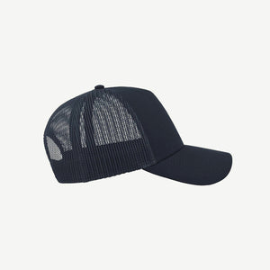 Personalised Atlantis Rapper Cotton Cap in Navy - A2650