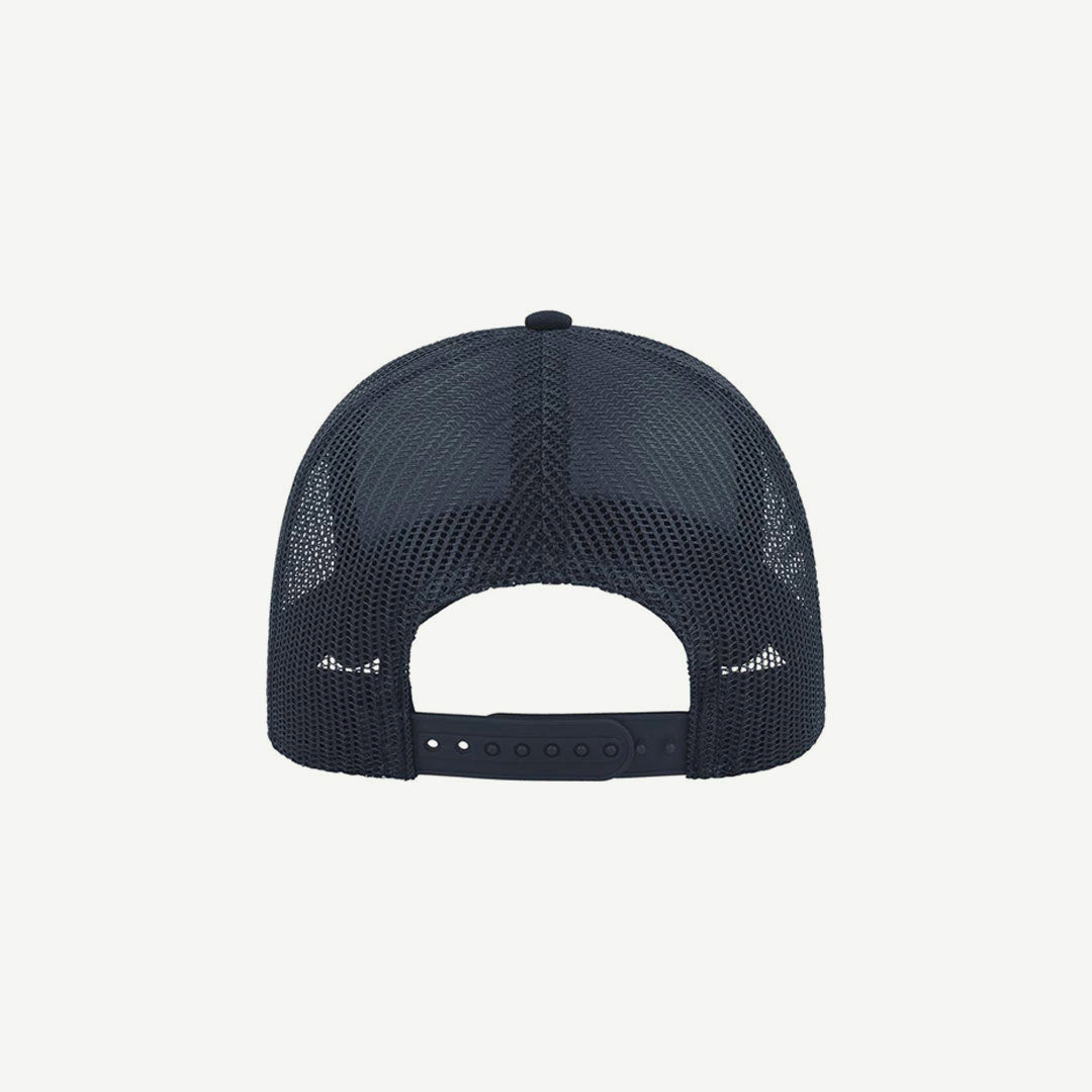 Quality Personalised Atlantis Rapper Cotton Cap in Navy - A2650