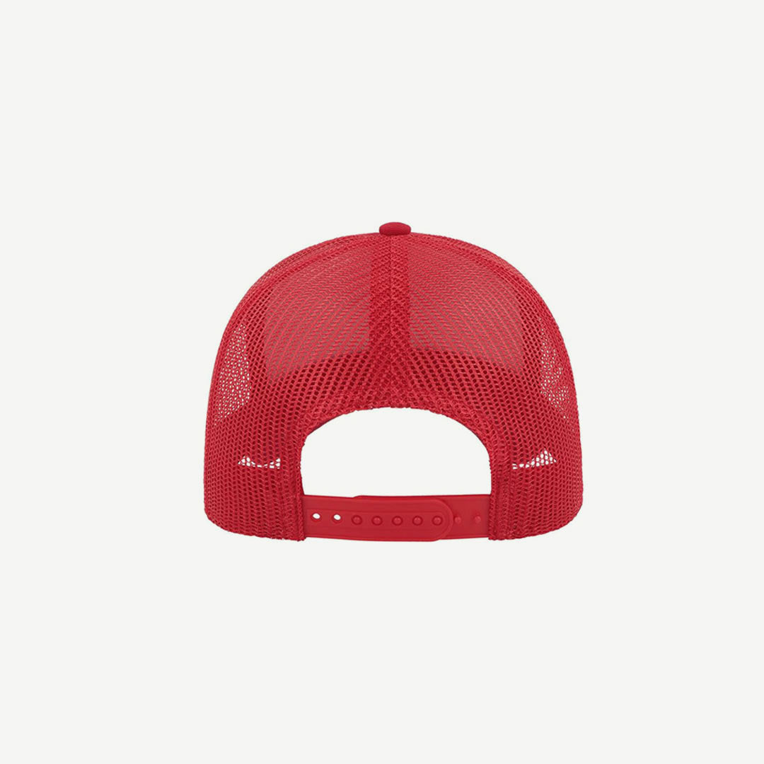 Shop Quality Personalised Atlantis Rapper Cotton Cap in Red Detail  - A2650