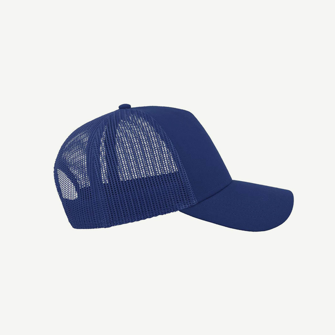 Quality Personalised Atlantis Rapper Cotton Cap in Royal/Royal - A2650