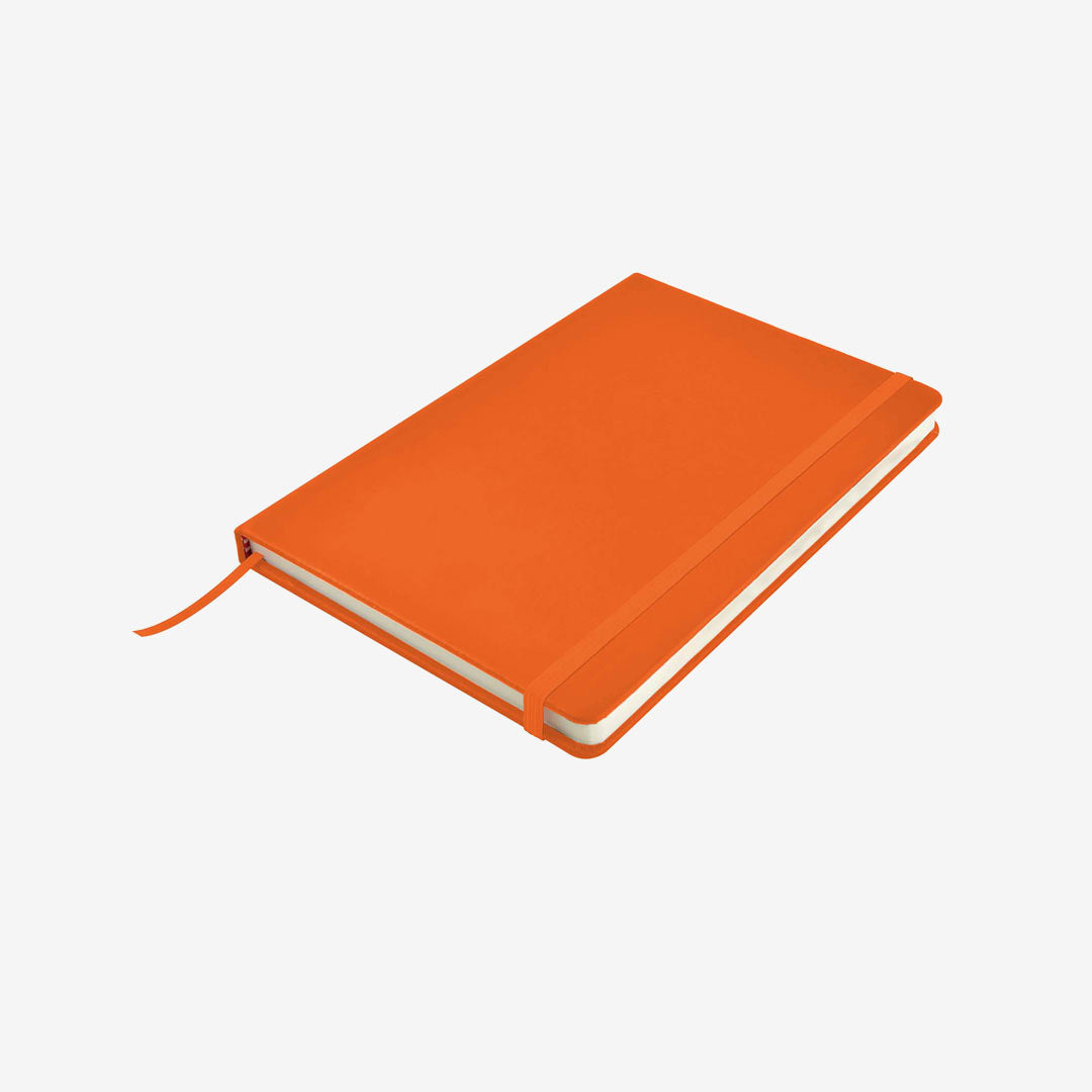 Logo Line Venture A5 Notebook in Orange - LL5087