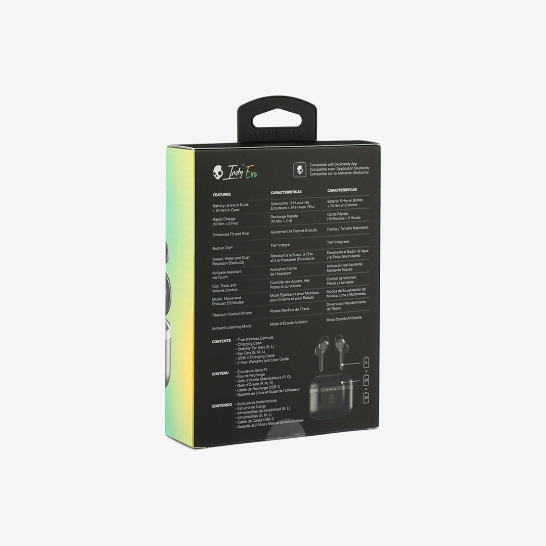 Nottage SkullCandy Indy EVO True Wireless Earbuds Features - S2IVW