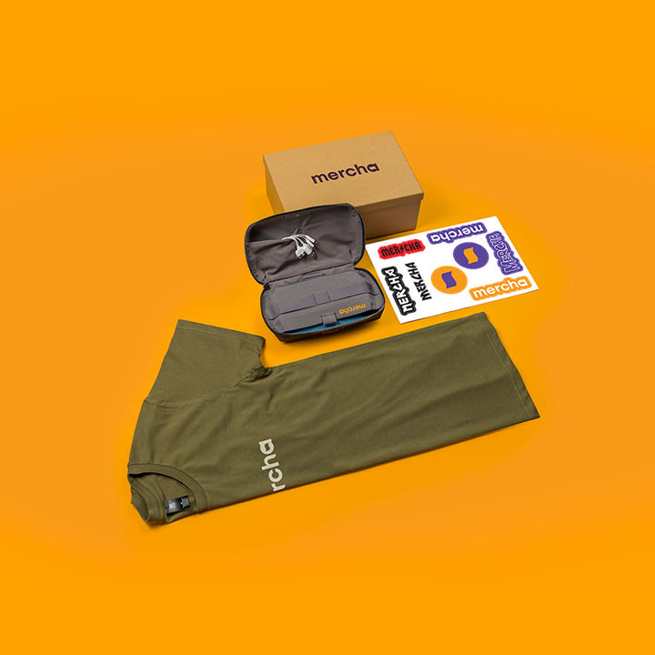 Shop Company Branded Yeah I Work In Tech Custom Swag Pack - Lifestyle 2 - Mercha