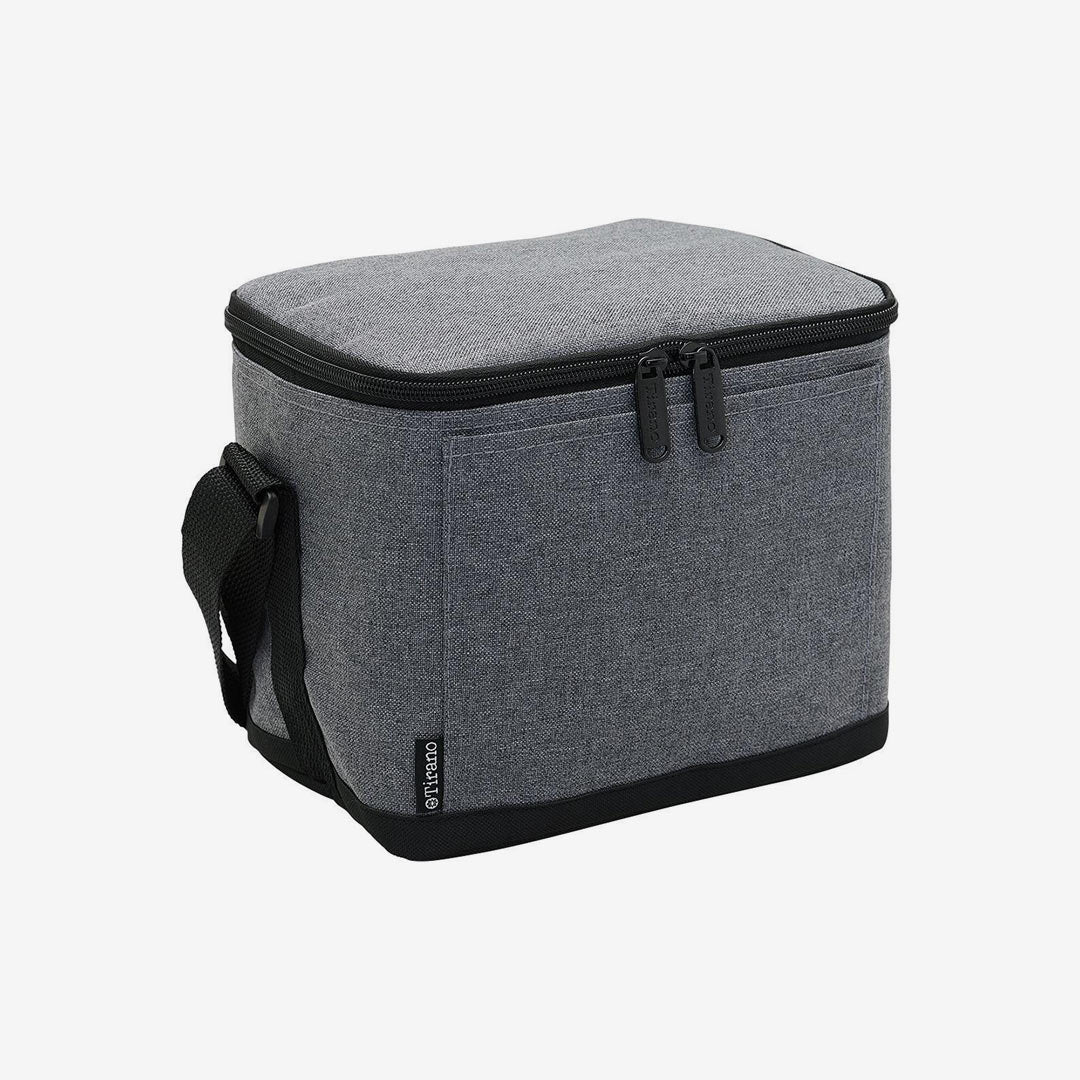 Shop Personalized Tirano 6 Pack Cooler Bag in Ash Grey Detail - TR1460