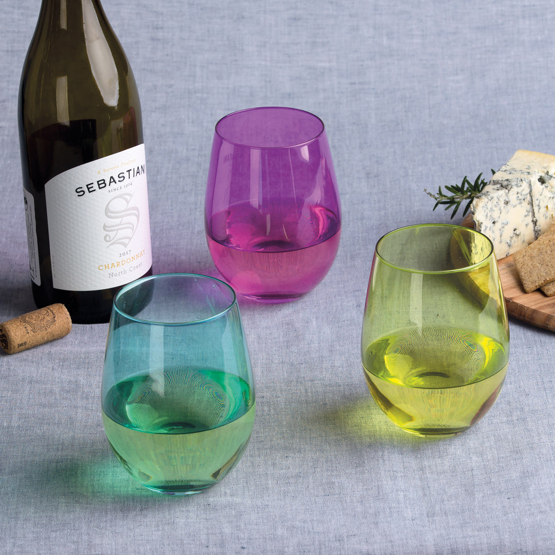 Gear for Life Festa Stemless Wine Glass Set