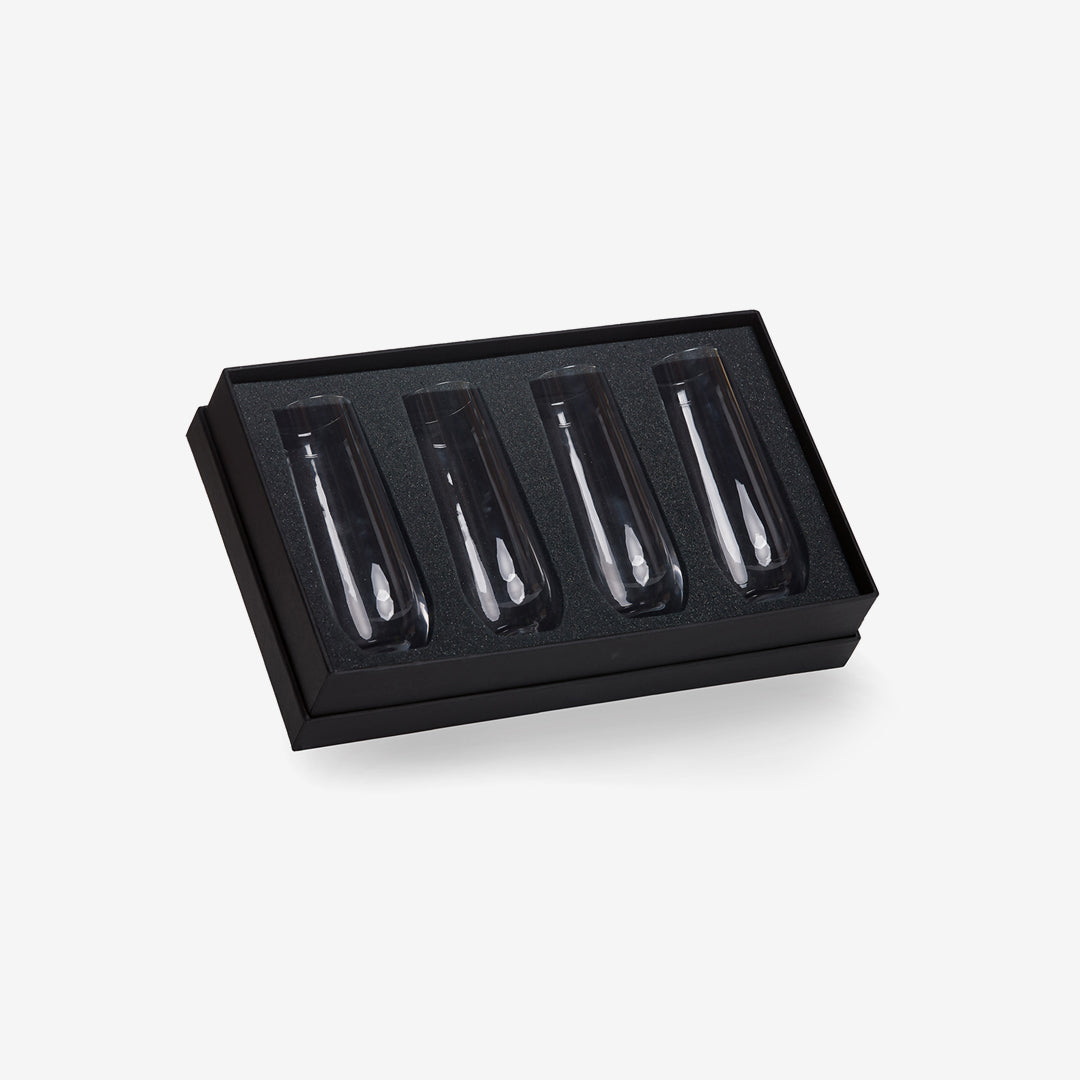 Gear for Life Stemless Champagne Flutes in Presenation Box - POSCF