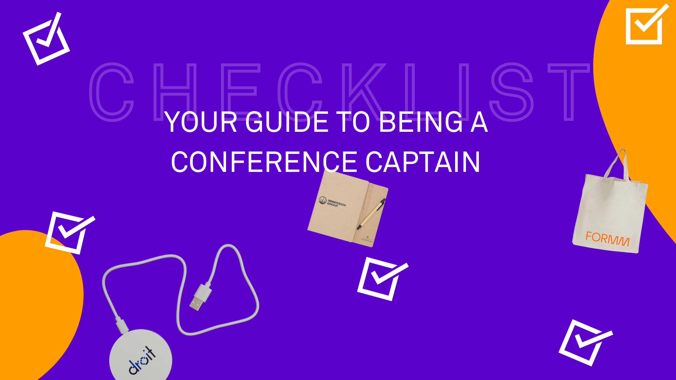 The only event and conference planner & checklist you need!