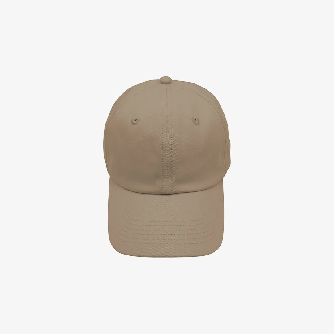 Carell Cotton Twill Cap in Taupe - 240429-02-16