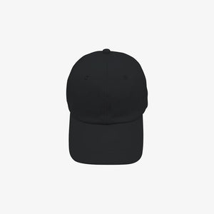 Carell Cotton Twill Cap in Charcoal - 240429-02-16