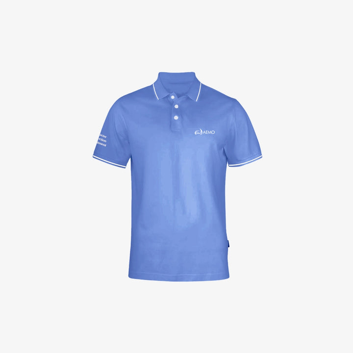 AEMO Men's Office Cotton Polo in Lavender - AEMO-JH200-LAV