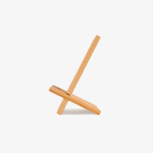 Logo Line Apollo Bamboo Phone Stand Side in Natural - LL9079