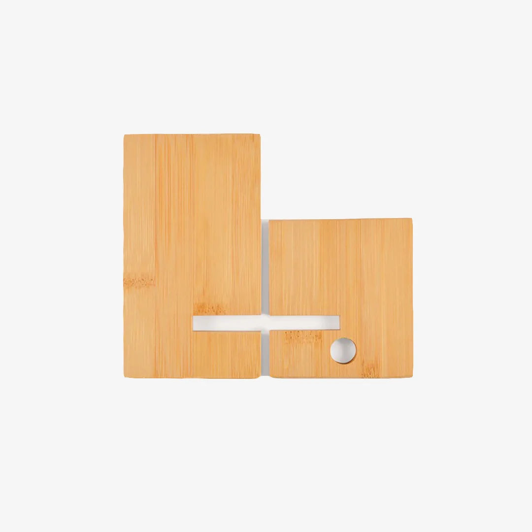 Logo Line Apollo Bamboo Eco Phone Stand Parts in Natural - LL9079