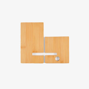 Logo Line Apollo Bamboo Eco Phone Stand Parts in Natural - LL9079