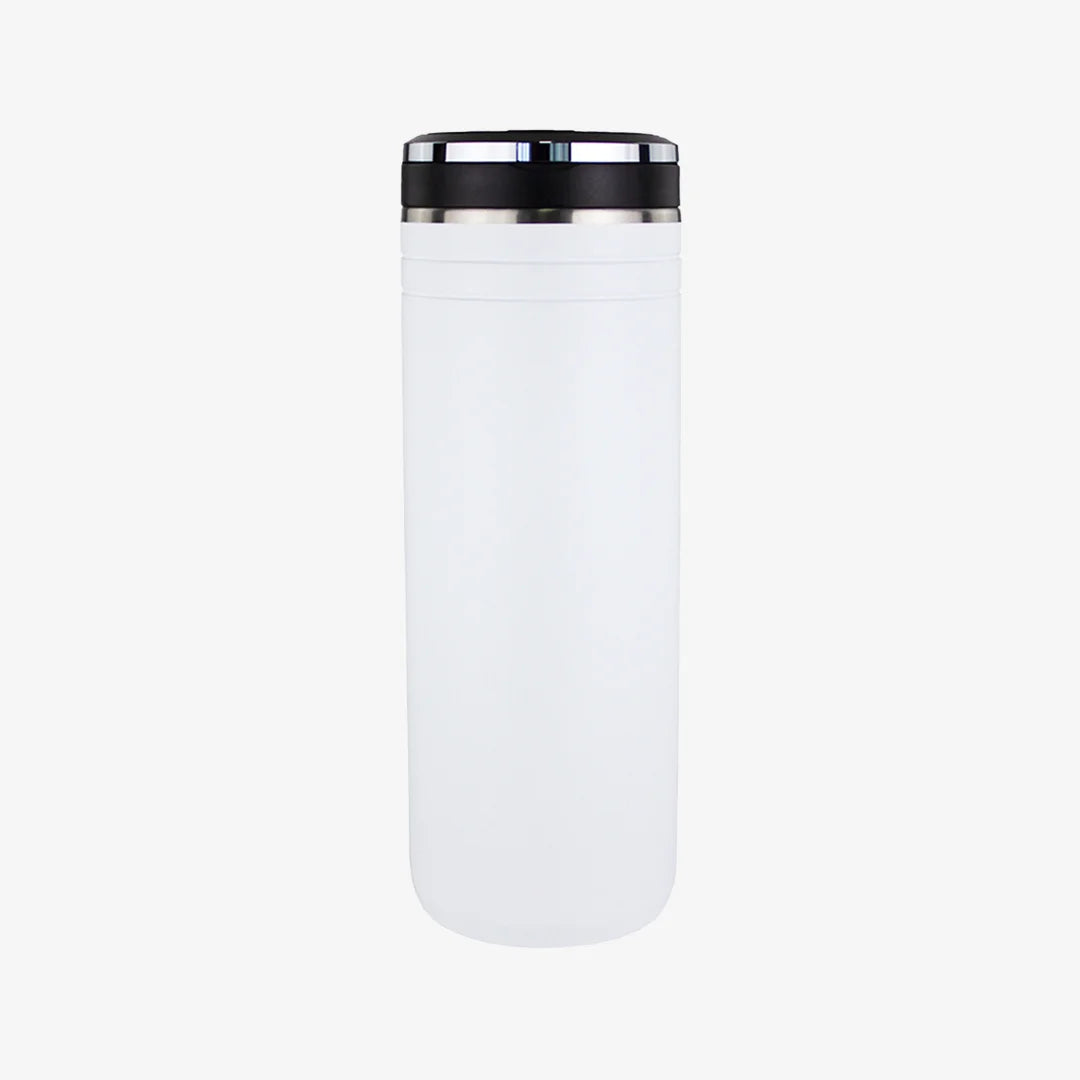 Arctic Zone Titan Thermal HP Straw Drink Bottle 700ml in White Back - AZ1025