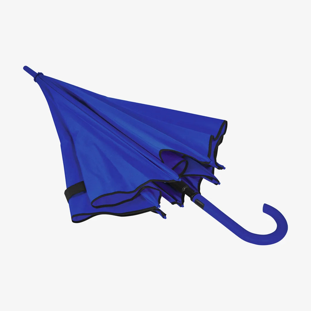 Auto Open Colorized Fashion Umbrella in Royal Blue Semi Fold - SB1009