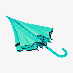 Auto Open Colorized Fashion Umbrella in Mint Green Semi Fold - SB1009