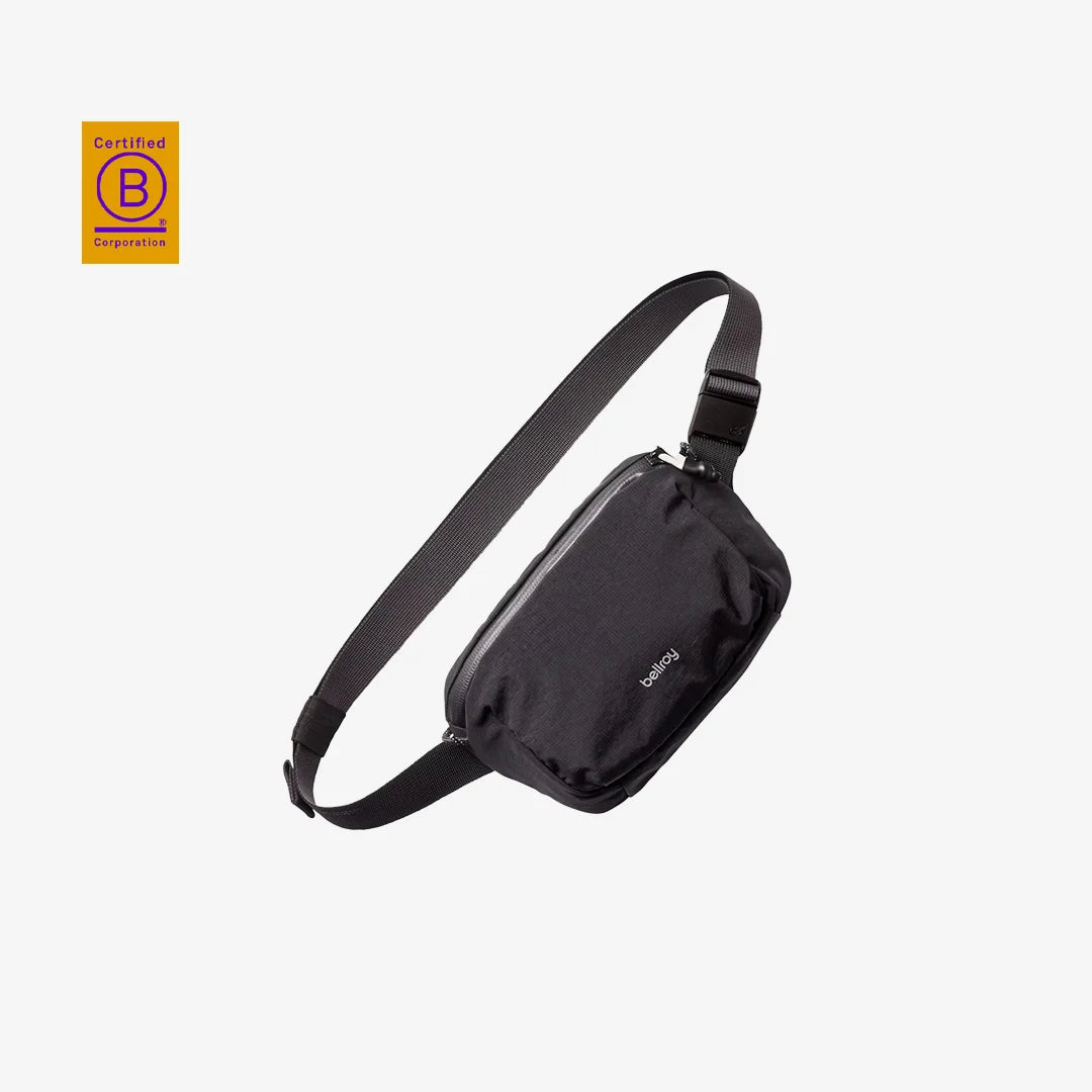 Bellroy Company Branded Lite Belt Bag Side in Black - BR1009