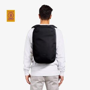 Lifestyle Photo of Bellroy Company Branded Via 20L Backpack in Black - BR1006