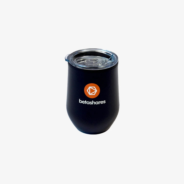 Betashares Coffee Cup in Orange/Black  - BETASHARES-COFFEECUP
