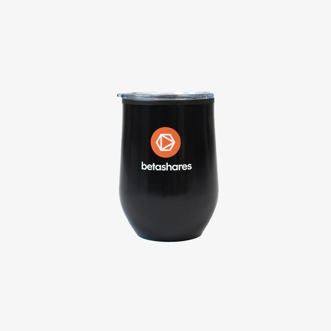 Betashares Coffee Cup in Orange/Black  - BETASHARES-COFFEECUP