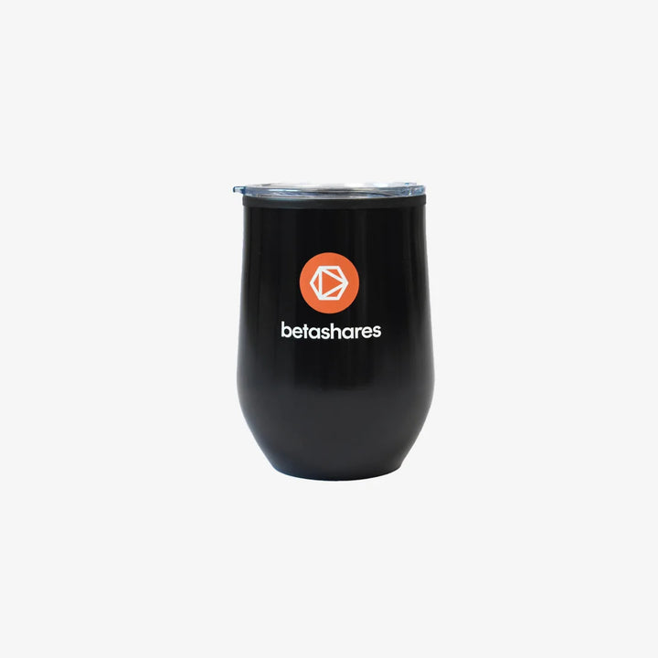 Betashares Coffee Cup in Orange/Black  - BETASHARES-COFFEECUP