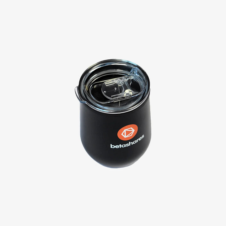 Betashares Coffee Cup in Orange/Black  - BETASHARES-COFFEECUP