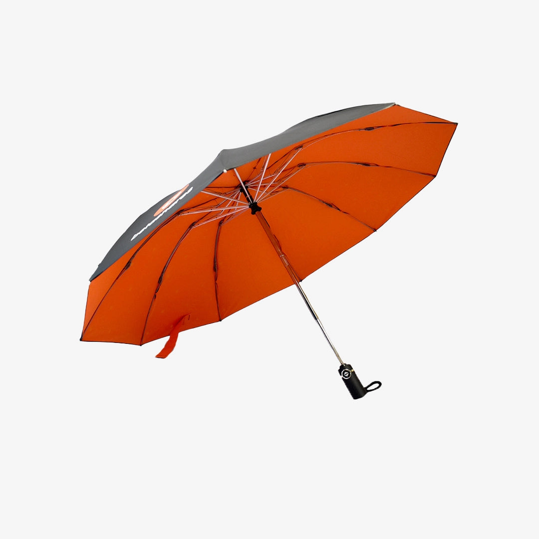 Betashares Compact Umbrella in Orang/Black - BETASHARES-UMBRELLA-1